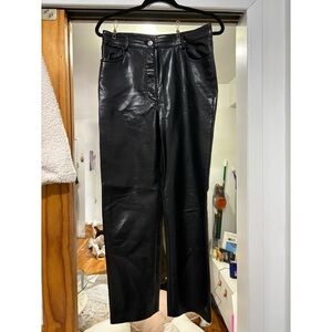 Black Leather Pants